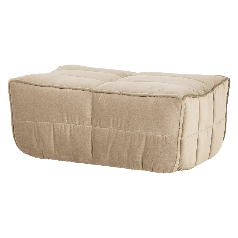 Vtwonen Fotpall Cluster 104 cm Beige - Möbler Fynd