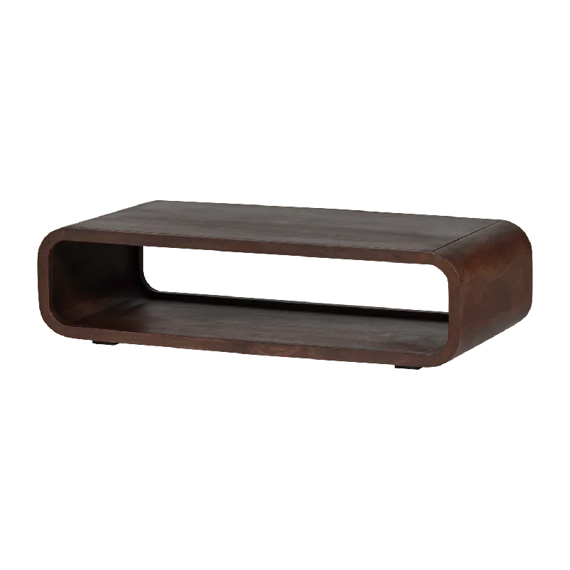 WOOOD Soffbord Kinu 120 cm Mörkbrun - Möbler Begränsat antal