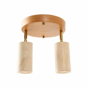 Nurtane Taklampa Beige Och Ek - Belysning Outlet