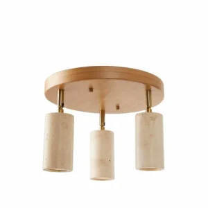 Beställ nu Nurtane Taklampa Beige Och Ek - Belysning