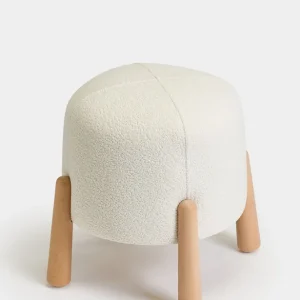 Orryn Sittpuff 40 cm Rund Vit - Möbler Handla nu