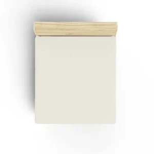 Rea Cream Dra-på-lakan 140x200cm Kräm - Textil & mattor