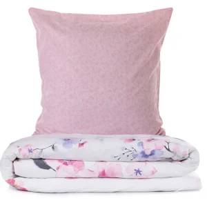 Sänkt pris Suehiro Bäddset 240x220 cm Rosa Vit Lila - Textil & mattor