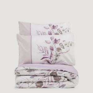 Sista chansen Tharion Bäddset 240x220 cm Lila Vit - Textil & mattor