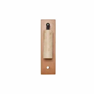 Orvyn Vägglampa 13 cm Beige Ek - Belysning Erbjudandepris