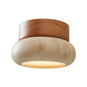 Kundfavorit Eryvin Vägglampa 15 cm Rund Ek Beige - Belysning