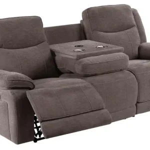 Drevia Reclinersoffa 3-sits Elektrisk Mullvadsfärgat - Möbler Reapris