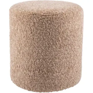 Beställ idag House Puff 35 cm Rund Teddy Beige - Möbler