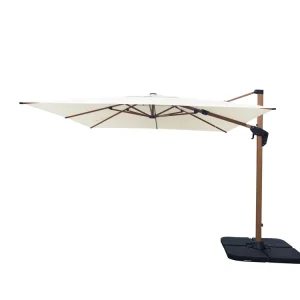 Parasoll för utomhusbruk Rio de-luxe parasoll Ø 3 m beige - Utemöbler & utemiljö Handla nu