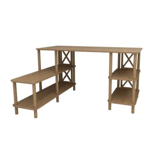Akiliano Skrivbord 145 cm Ek - Möbler Billig