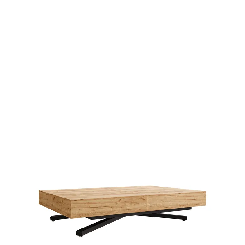 Avendi Soffbord förlängningsbart 200 cm svart, natur - Möbler Reapris