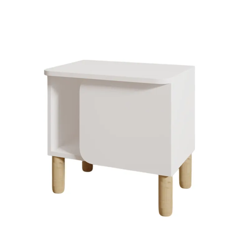 Relento Nattduksbord 50x48,6x30 cm Vit - Möbler Reapris
