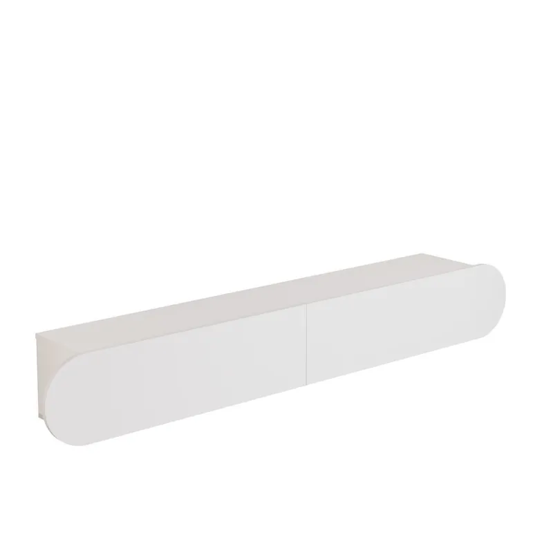 Nyhet Lumina TV-bänk 180x29,5x31,6 cm Vit - Möbler