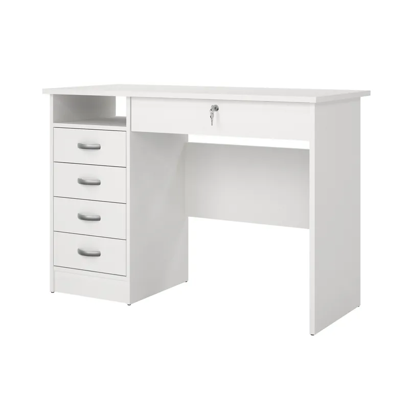 Endast denna vecka Tvilum Klintberg Skrivbord med 5 lådor 109x48x76 cm - Möbler